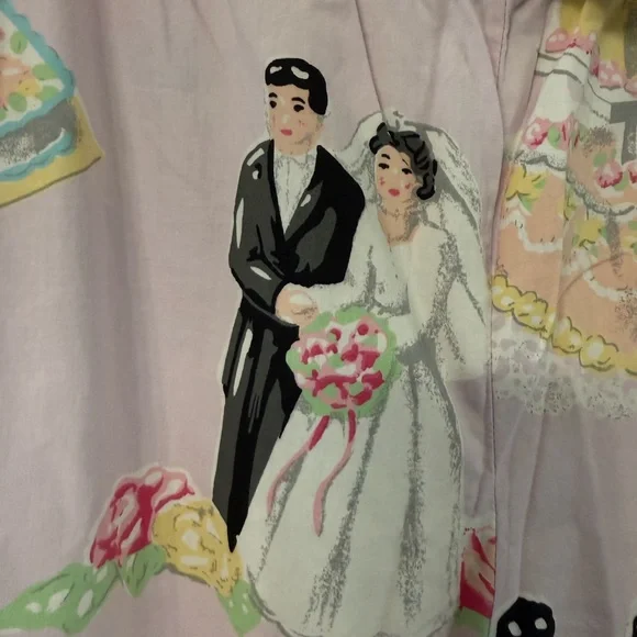 Nick & Nora Lavender Bridal Print Pajama Pants - Picture 2 of 8